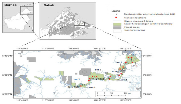 Map of study site.