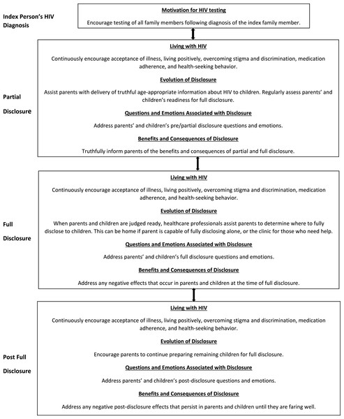 HIV disclosure model.