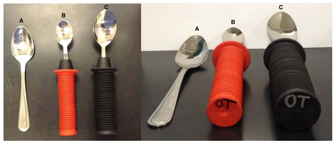 Plastic-Handle Utensils, Adaptive Eating Utensils