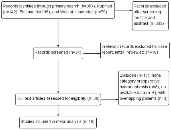 Flow chart showing the study selection process.