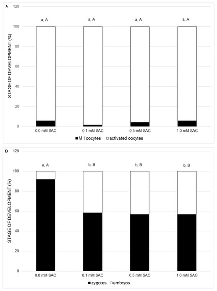 Effects of various SAC concentrations on parthenogenic activation of porcine oocytes.