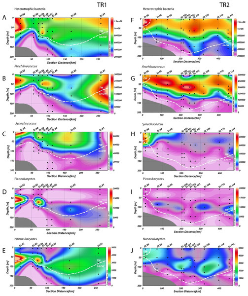 Distribution of biological variables.