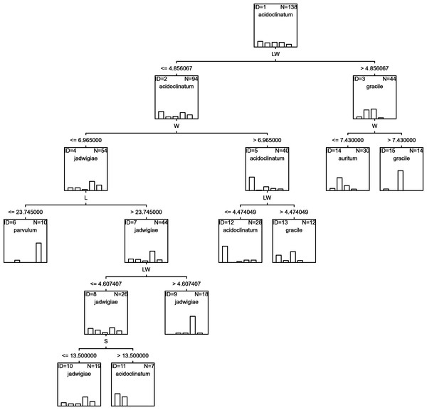 RF classification tree.