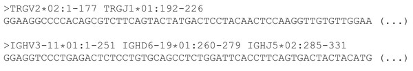 Two annotated sequences from the dataset.