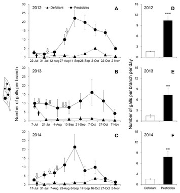 A new method of gall mite management: application of artificial ...