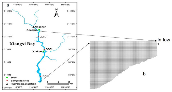 Location of the Xiangxi River.