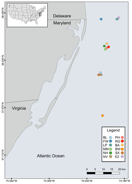 Map of study sites.