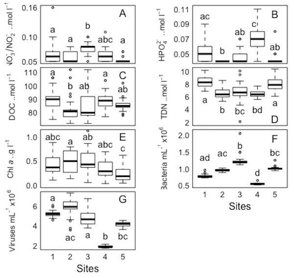 Spatial distribution of biological parameters at large-scale.