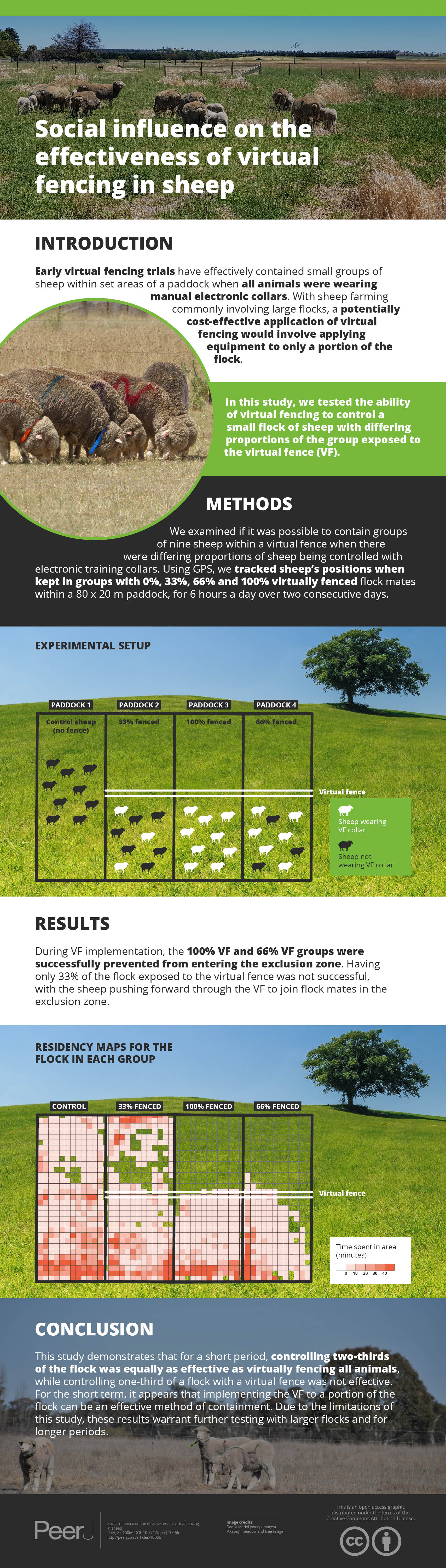Social influence on the effectiveness of virtual fencing in sheep [PeerJ]