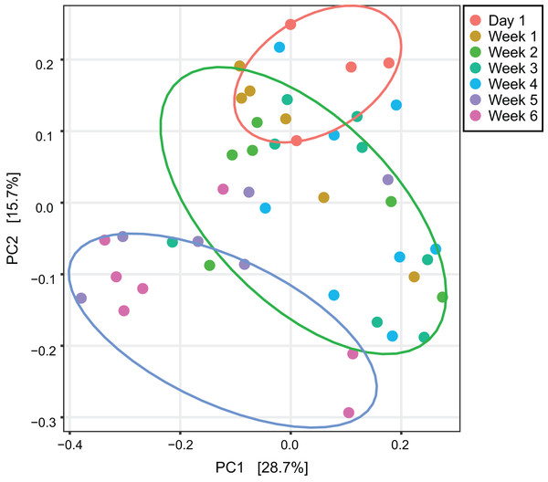 Unweighted principal component analysis.