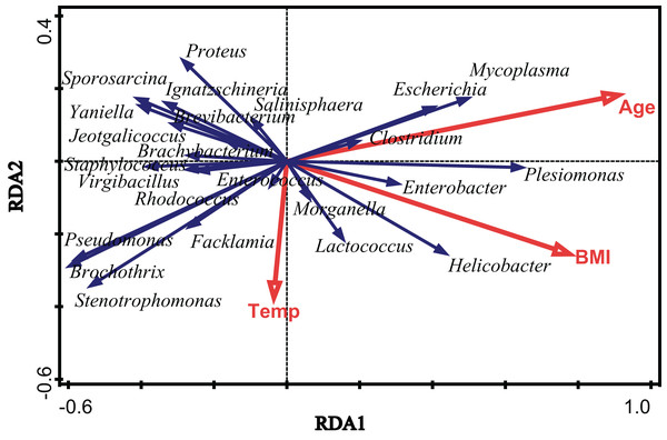 The effects of environmental temperature, age and body mass index.