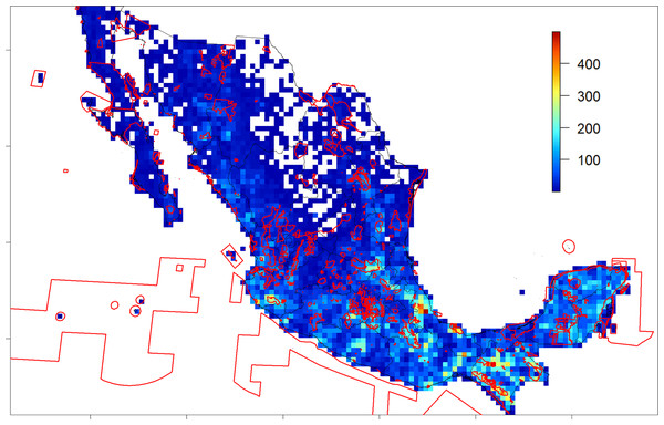 Spatial species richness and in-situ conservation.