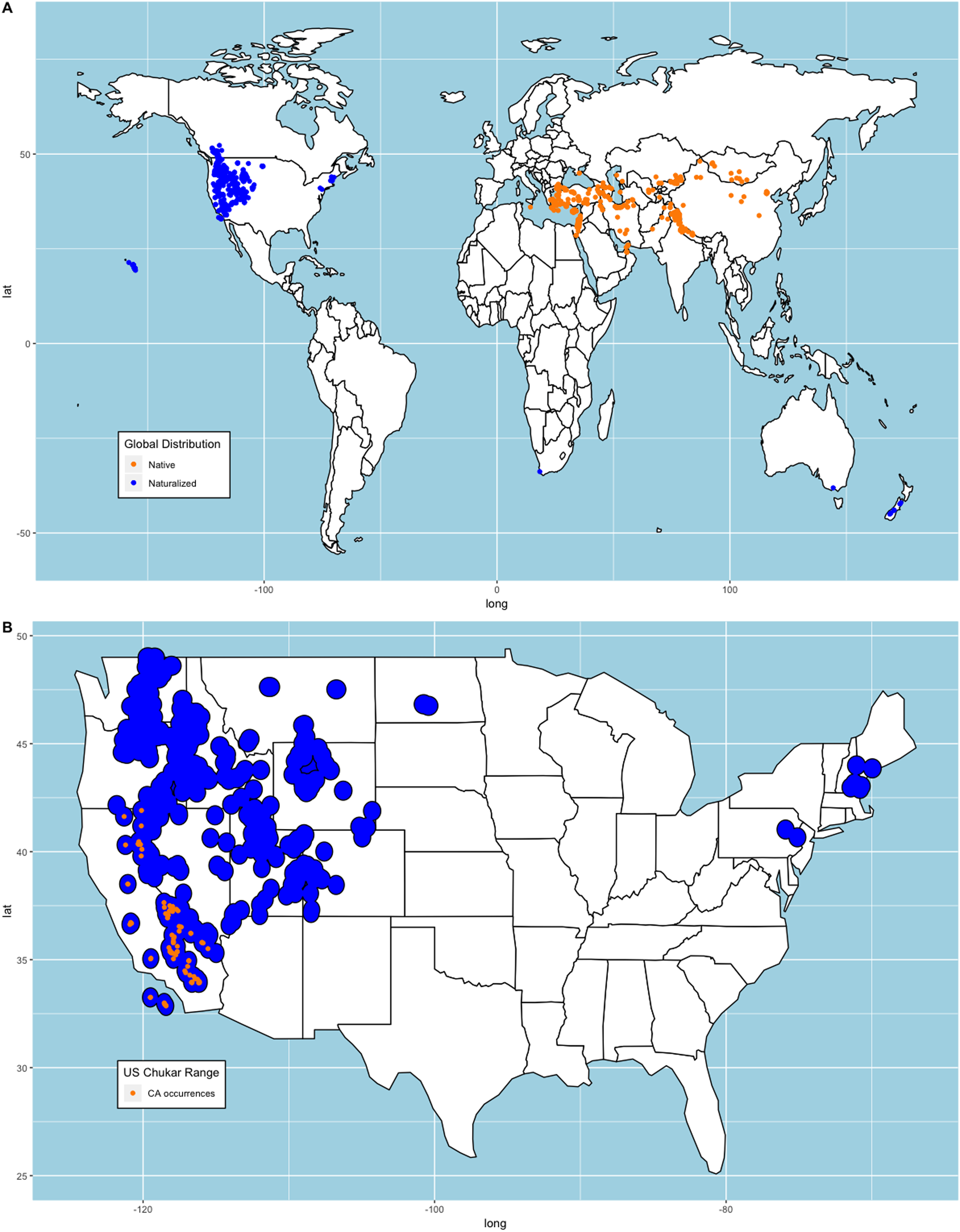 A quantitative assessment of sitelevel factors in influencing Chukar