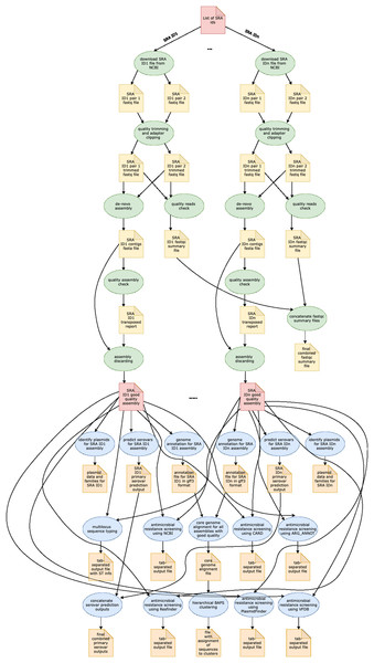 Pegasus workflow of ProkEvo.