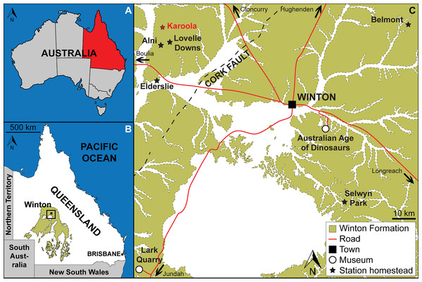 A diverse Late Cretaceous vertebrate tracksite from the Winton ...