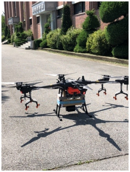 The drone used to transport the AED.