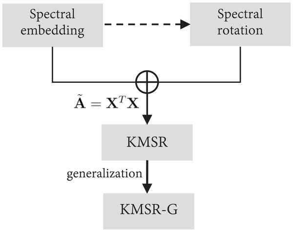 The framework of the proposed models, KMSR and KMSR-G.