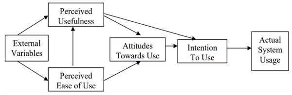 Classical Technology Acceptance Model (TAM).