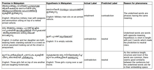 Sample incorrectly classified instances.