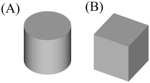 The resulted convex shapes from the convex decomposition of the initial shape.