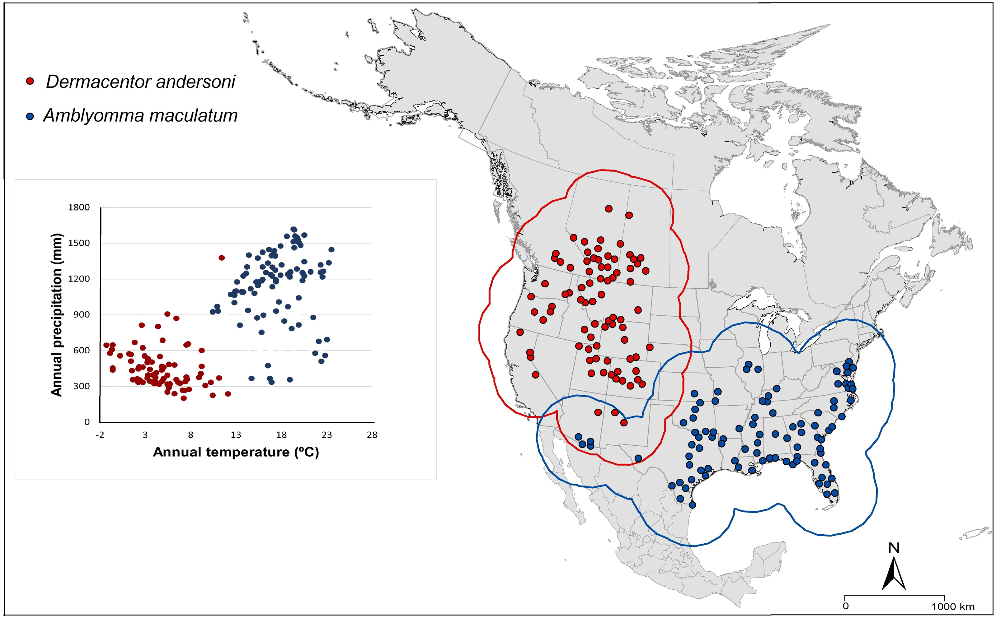 Climate Change Influences On The Geographic Distributional Potential Of The Spotted Fever Vectors Amblyomma Maculatum And Dermacentor Andersoni Peerj