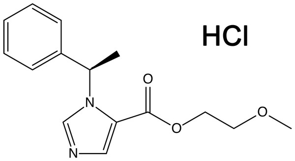 Chemical structure of ET-26HCl.