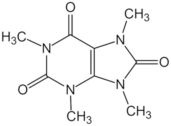 The structure of theacrine.