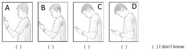 Self-perception of neck posture during smartphone use.