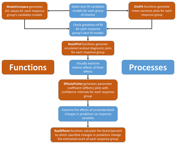 Conceptual and applied workflow of EcoCountHelper.