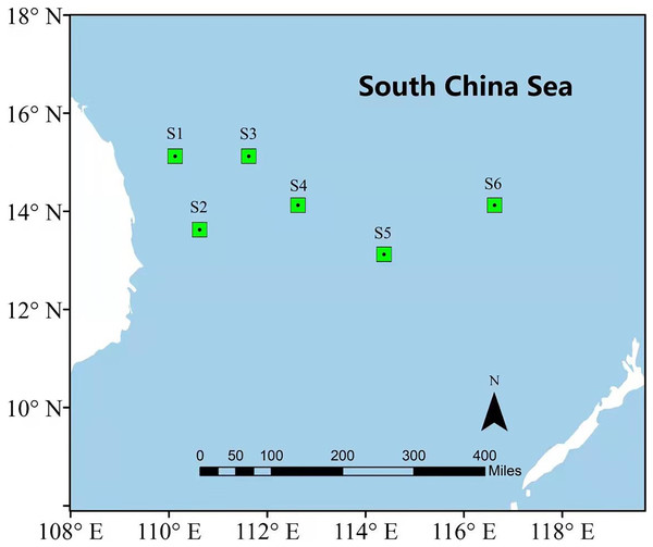 Location of the South China Sea research area.