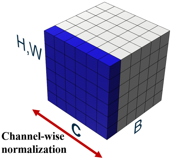 Illustration of adopted layer normalization.