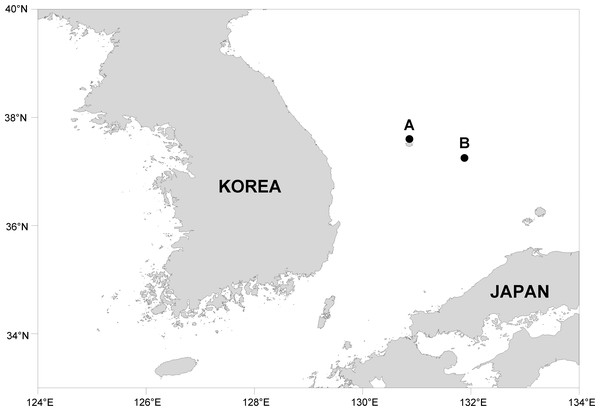 Map showing collection localities.