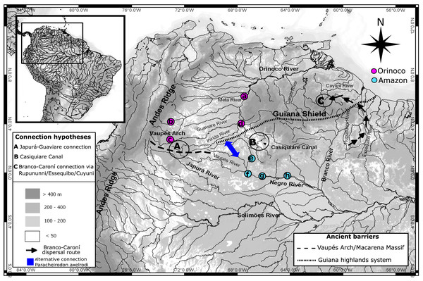 Map showing hydro-geological scenario and sampling areas.