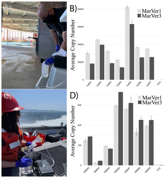 eDNA collection in field-based environments.