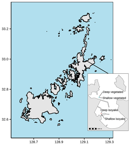 Study site map.