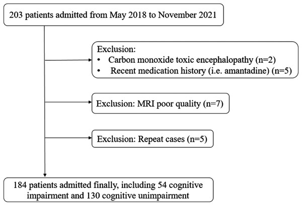 Flowchart of patient inclusion.