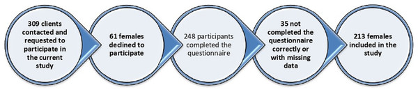 The participants’ recruitment flowchart.