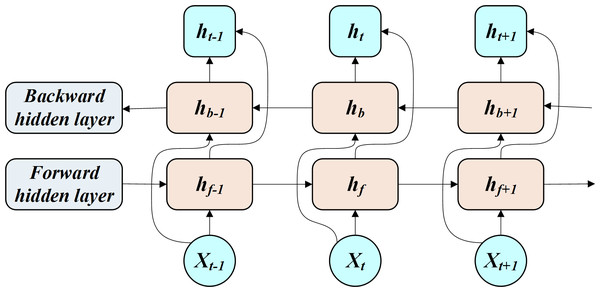 Working process of BILSTM.