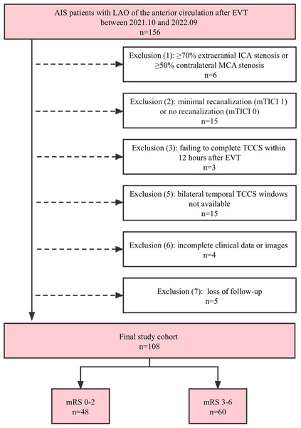 Flowchart of the study population.