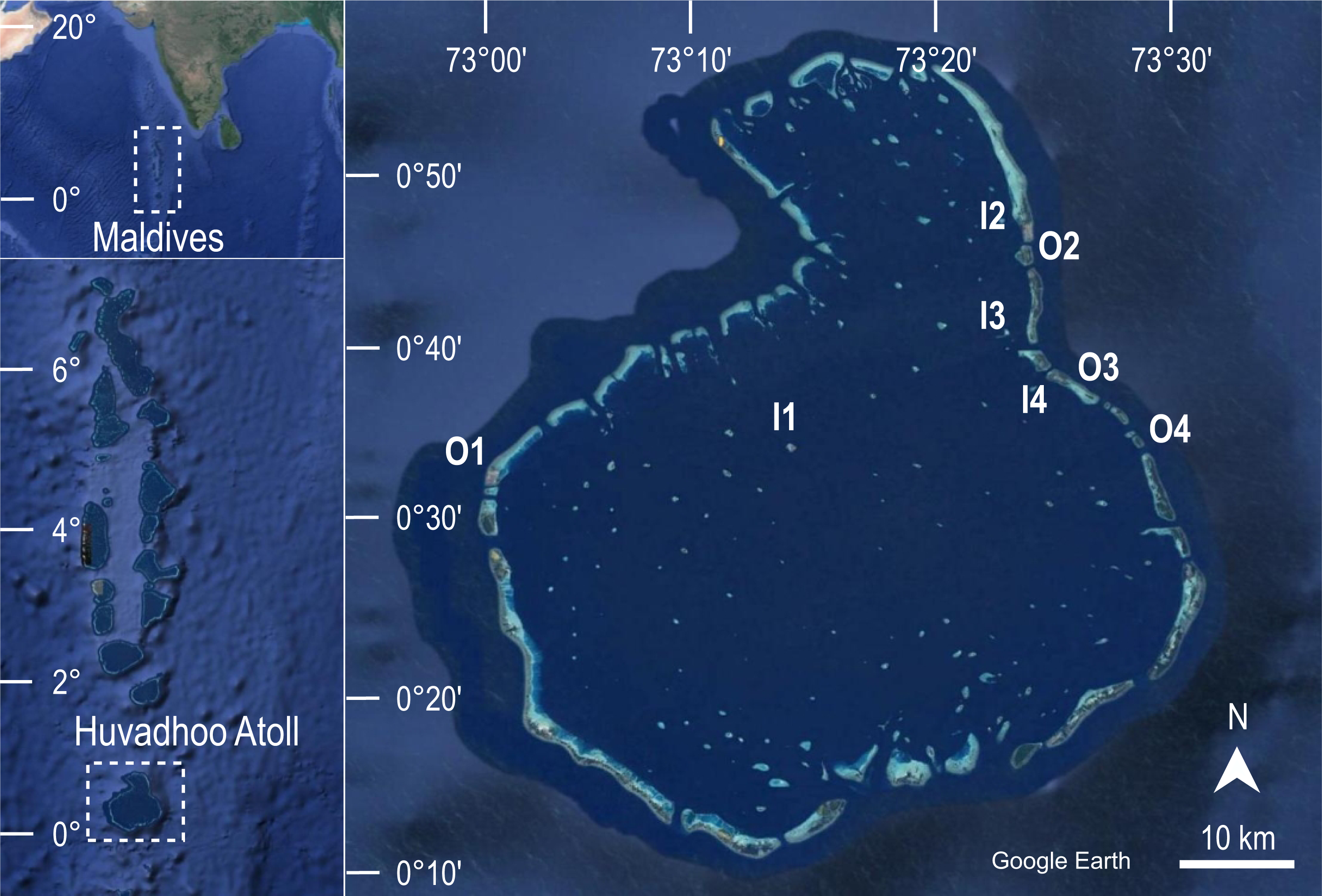 Patterns of change in coral reef communities of a remote Maldivian ...