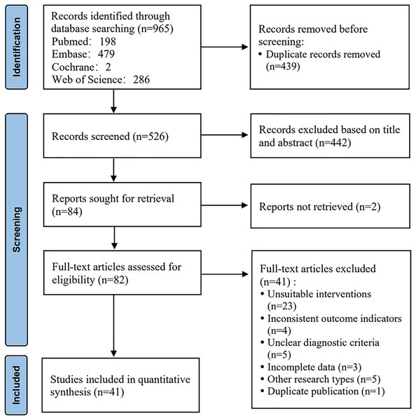 Literature screening process.