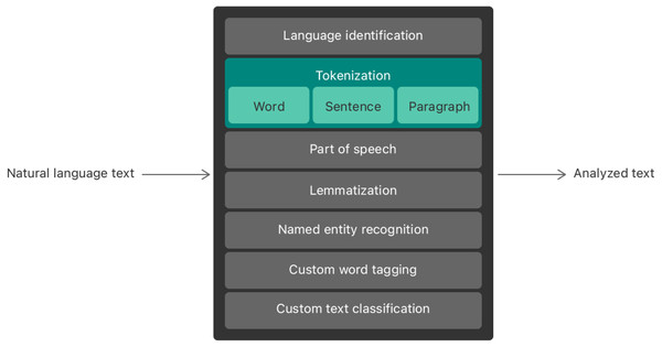 NLP components—apple natural language processing framework.