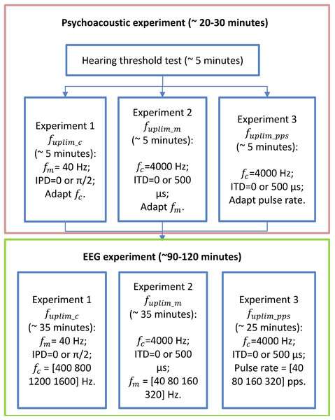 Flow chart of the experimental stages.