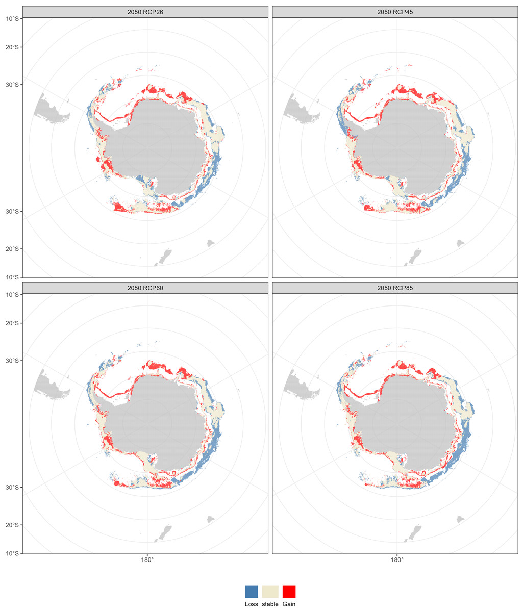 Predicting the current fishable habitat distribution of Antarctic ...