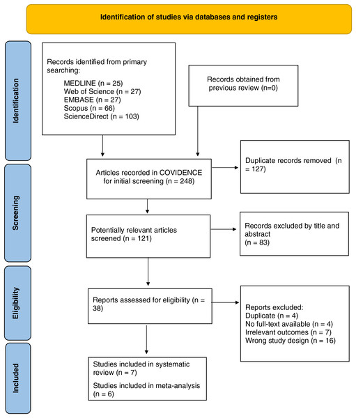 PRISMA flow diagram of the included studies.