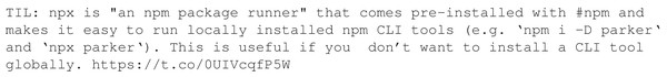 A motivating example of a tweet posted by a npm maintainer related to software ecosystem.
