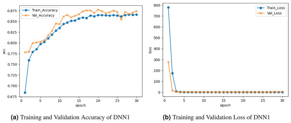 Visualization of DNN1 model.