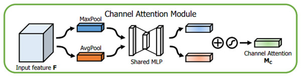 Channel attention module.