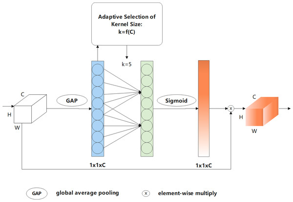 Flowchart of efficient channel attention—ECA mechanism.