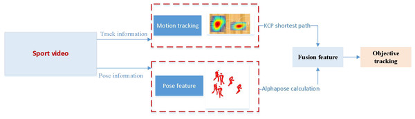 The framework for the proposed Multiple Object Tracking system for physical training.